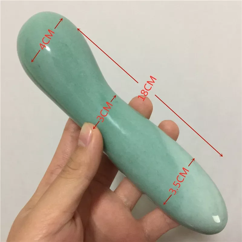 

1pcs Natural dongling jade spiral crystal wand hand carved crystal gem yoni massage wand healing wand