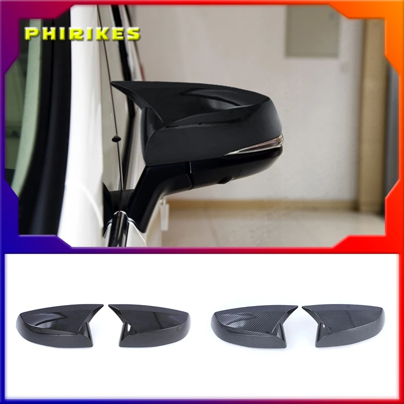 

For Toyota Alpha Rearview Mirror Cover Alphard Vellfire 30 Series Twin Engine Willfa Carbon Fiber Rearview Mirror Cover
