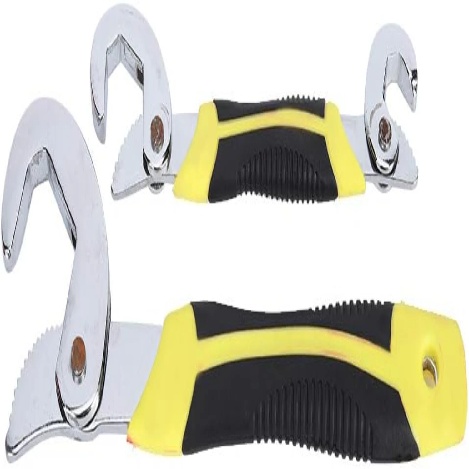 Powerful Self-Tightening Wrench for Industrial Plumbing and Carpentry - Reliable Durable Versatile Tool Workplace Task