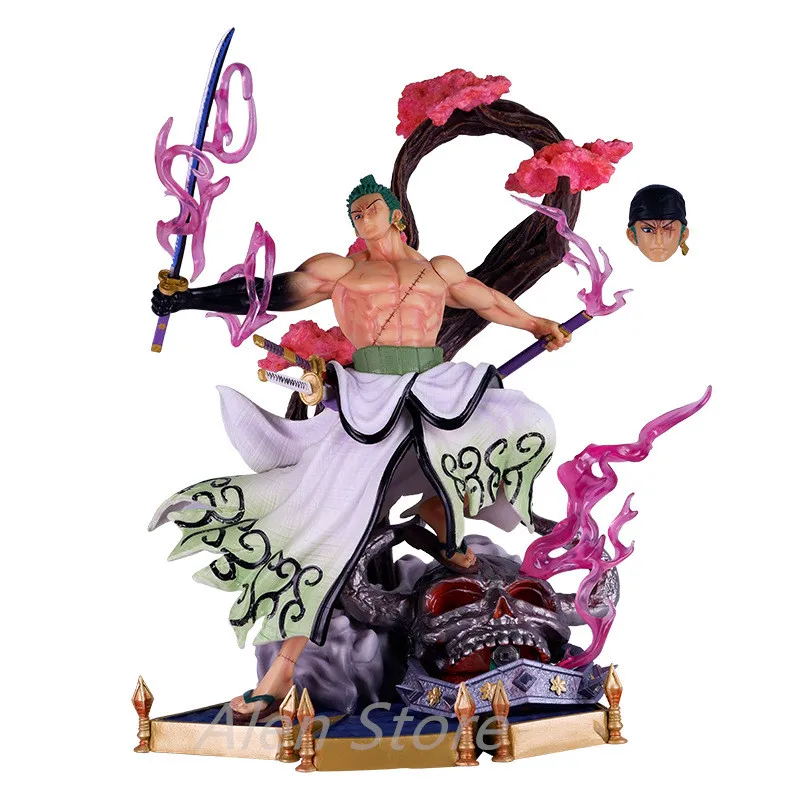

35cm Anime Figure Roronoa Zoro Wano Country Zoro Action Pvc Figurine Statue Model Doll Toys Decoration Ornament Gifts