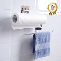 1pcs hanging toilet paper holder roll paper holder bathroom towel rack stand kitchen stand paper rack home storage racks