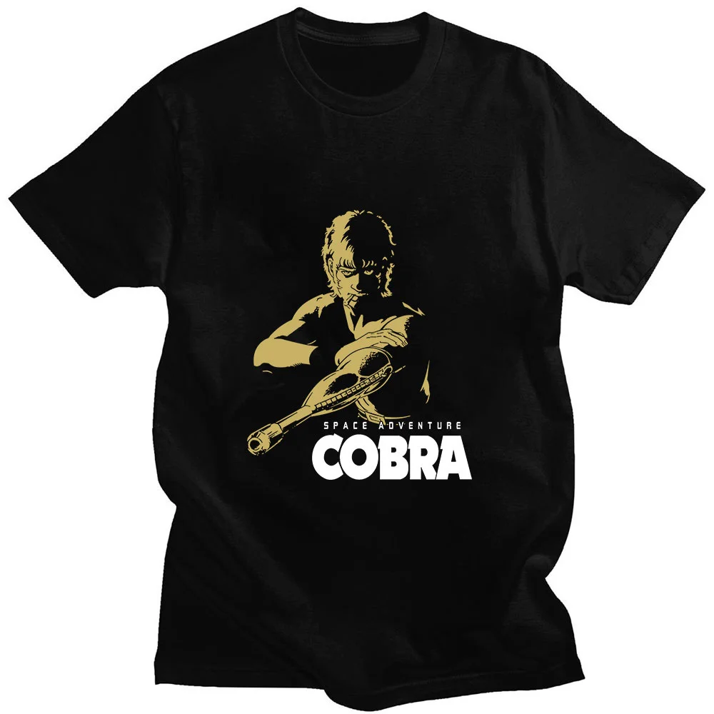 

Anime Space Adventure Cobra New Product Popular Fashion Print Summer Short-sleeved Thin Cotton Loose Casual Sports Man T-shirt