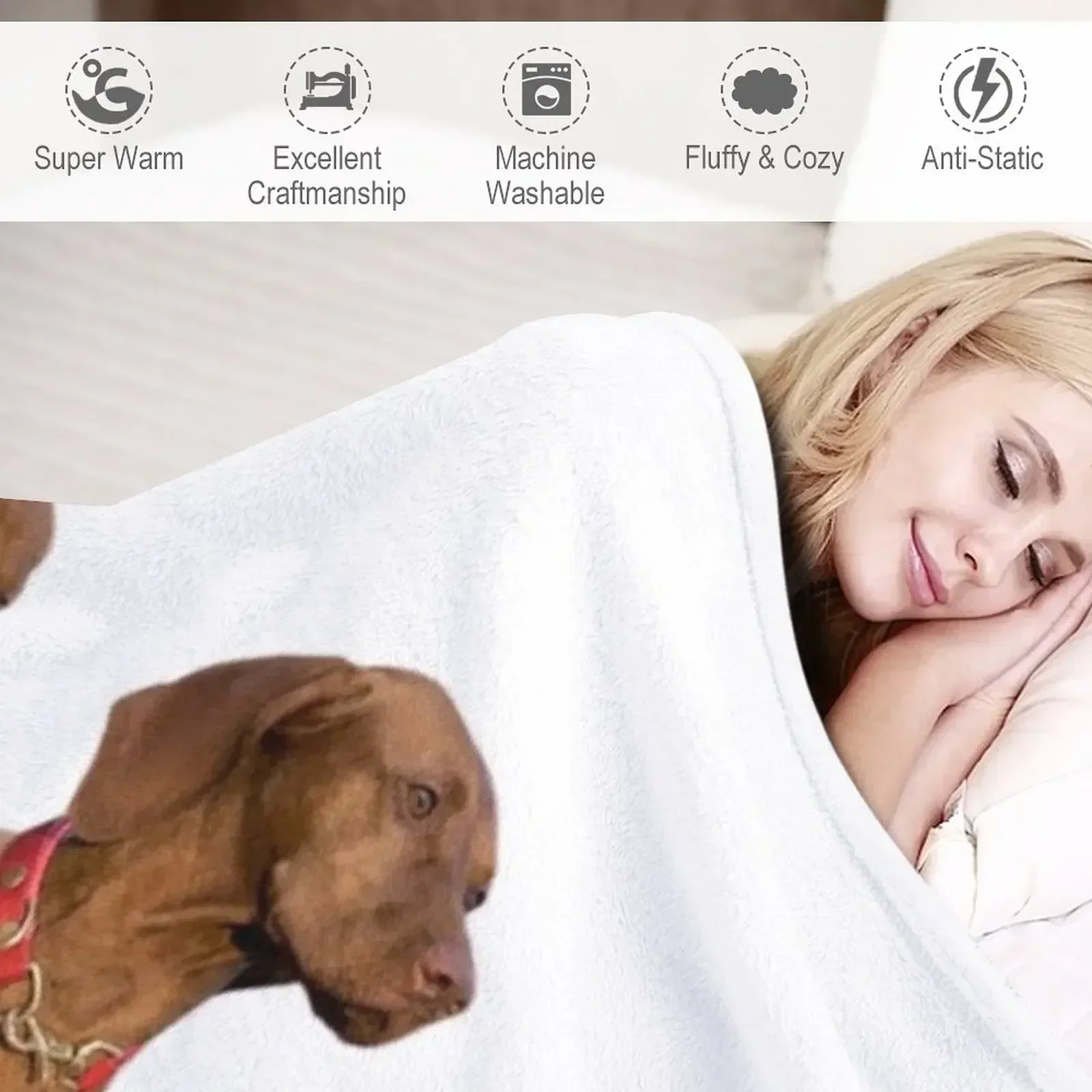 Одеяло Viszla для собак тяжелое одеяло