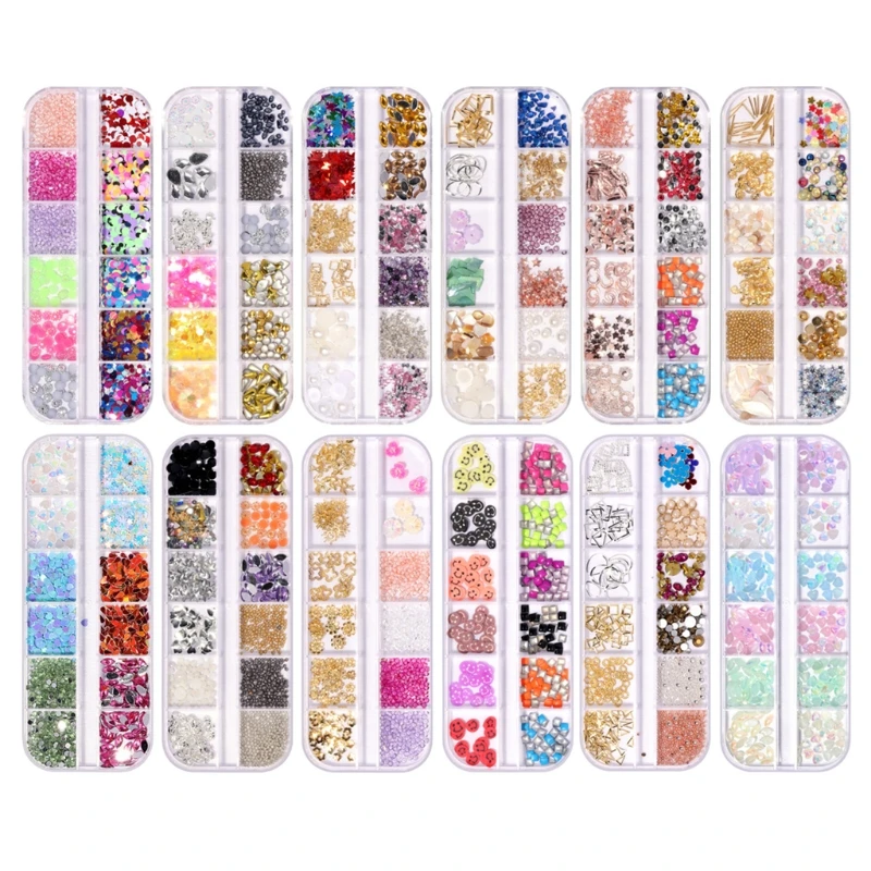 

Nail 3D Punk Studs Nail Rhinestones Nail Art Decor Rivets Gems Nail Art Jewels