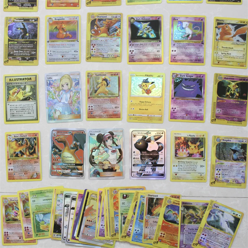 54 шт. Покемон 1996 Ретро игра карты Ограниченная Коллекция Vmax PTCG5 усилитель