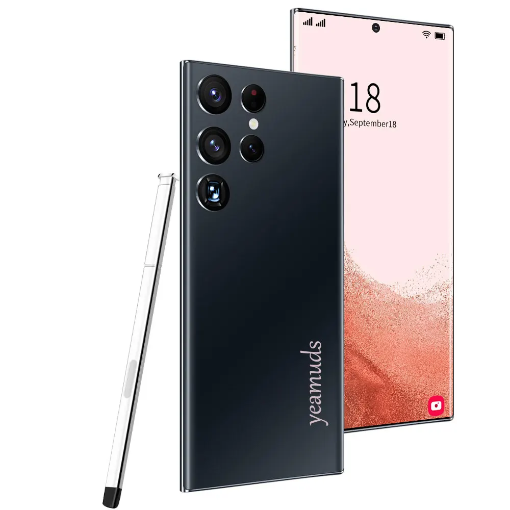 

6.8″HD Smartphone S22Ultra 5G Android 12.0 RAM 16GB+ROM 512GB Face Access Global Version10 Core Dual SIM Card Supports TF