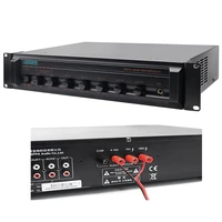 70v 100v 4ohm 8ohm 16ohm 550w pa mixing amplifier with 3 mic 2 aux inputs