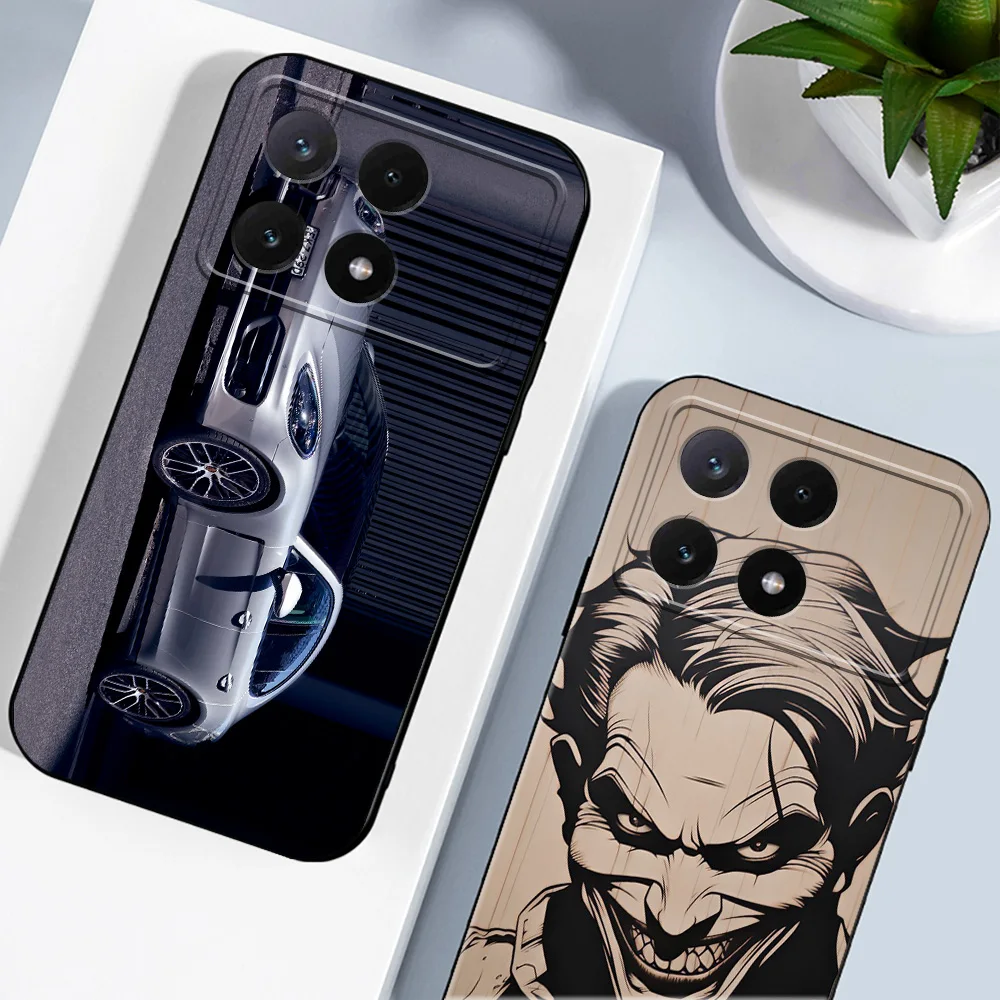 Фотообои для POCO X6 PRO redmi K70E фотообои с милым рисунком черепа