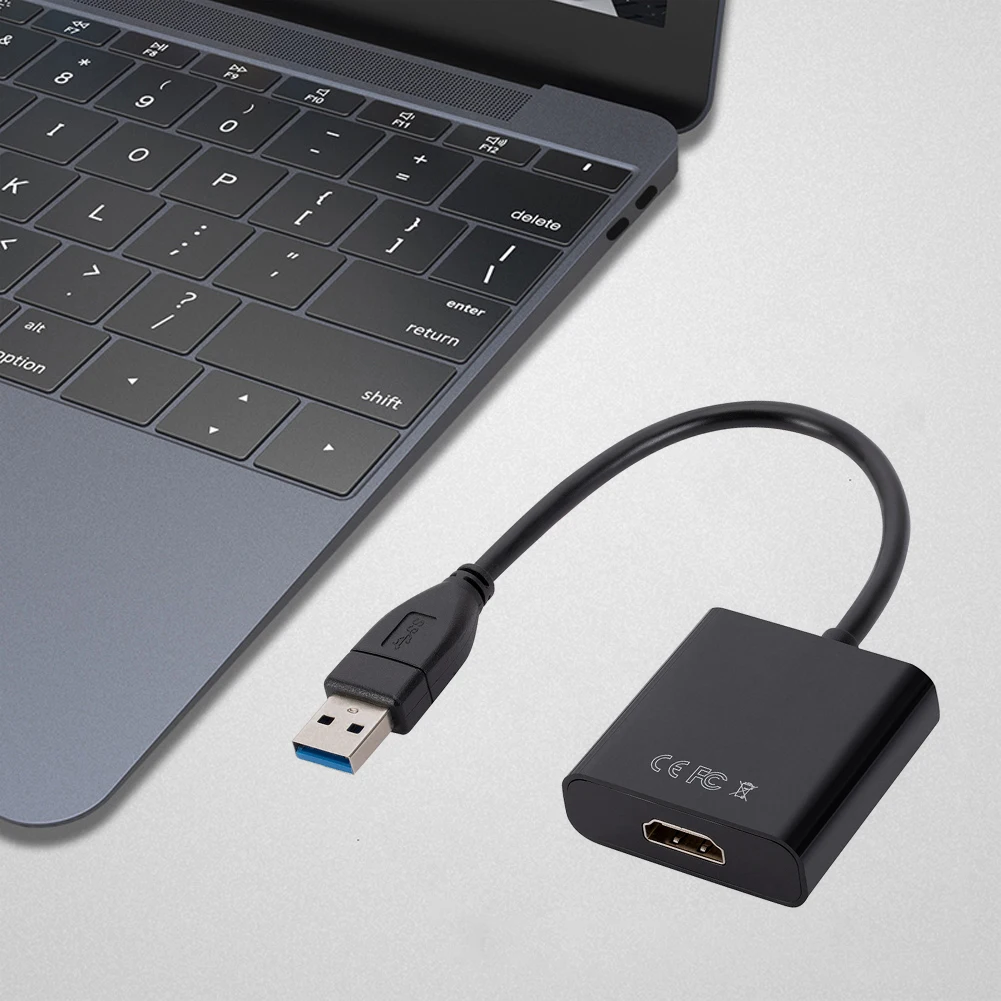 

Адаптер для аудио и видео портативный, с USB 3,0 на HDMI, 1080P