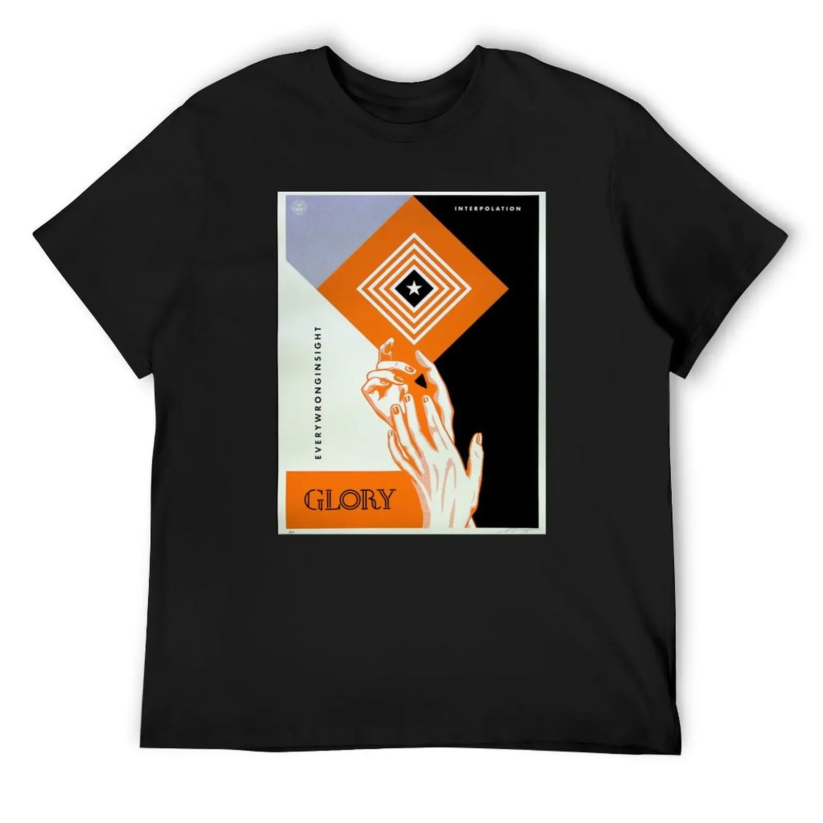 Футболки INTERPOL с рисунком милые топы таможенные футболки для мужчин графикой