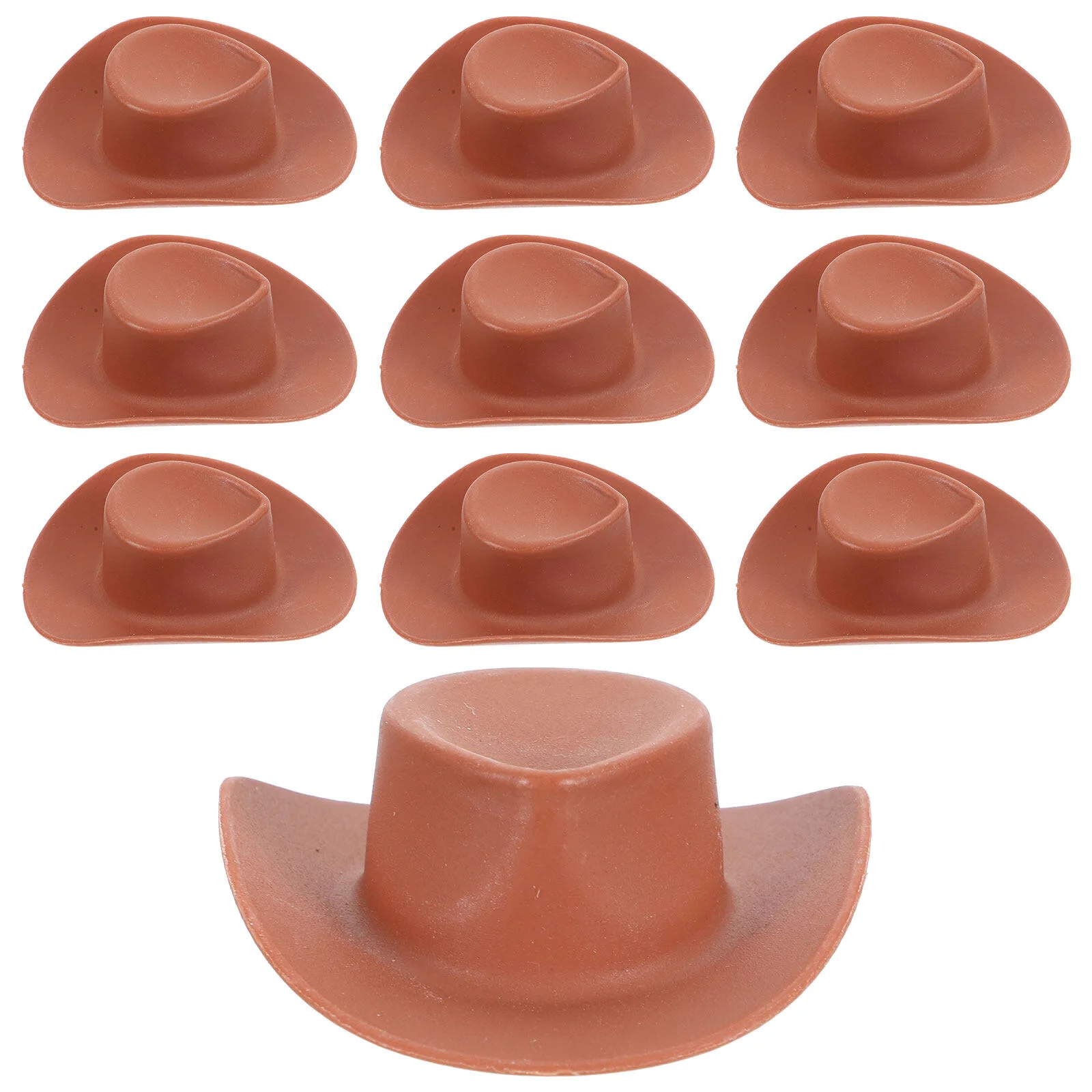 

Bottle Cap Small Hats Cake Decor Cowboy Tiny Miniature Party Decoration