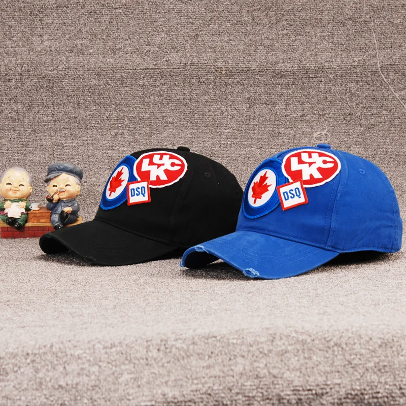 

2022 new DSQ2 ICON Brand ICON Letter Cotton Men's Ladies Baseball Cap Peaked Cap Decorative Trucker Cap Snapback Outdoor Dad Hat