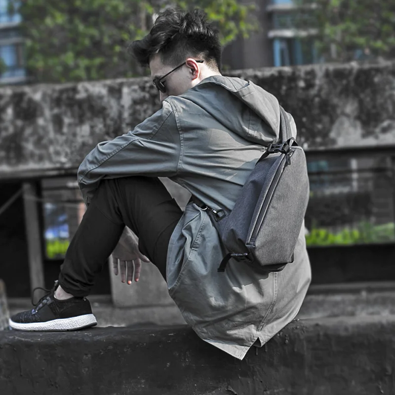 2022 men's bag polyester small chest bag daypack waterproof wear-resisting sling backpack man single shoulder bag free shipping