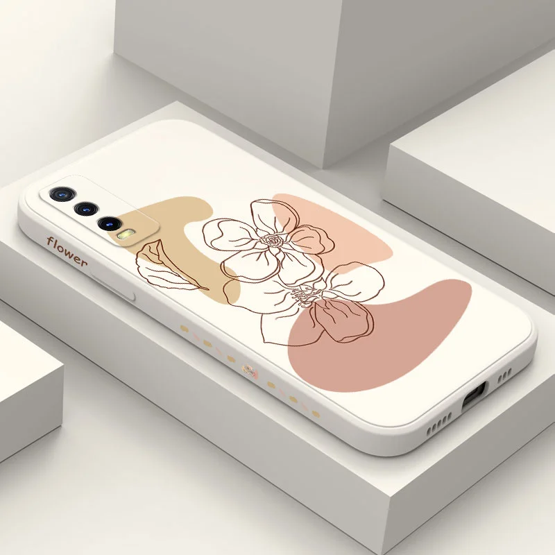 

Blooming Charm Case For VIVO Y20 Y12 Y15 Y15A Y19 Y21 Y30 Y50 Y33 Y35 Y76 Y91 Y95 S T I Hole V23 V25 V21 V20 S1 Pro 4G 5G