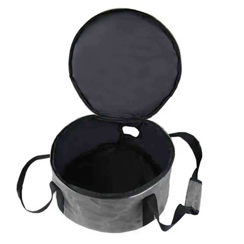 

12 Inch Camping Pot Storage Bag Multipurpose Picnic BBQ Plates Bowl Bag Waterproof Dutch Oven Carry Bag For Camping Accessories