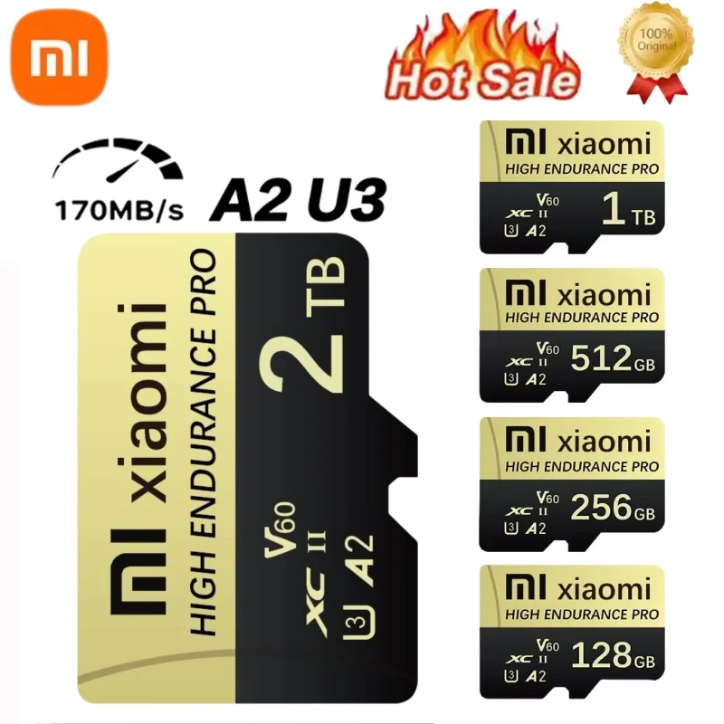 XIAOMI 2 ТБ Micro TF SD-карта 512 ГБ 256 SD/TF Флэш-карта 128 Высокоскоростная карта памяти 1 для