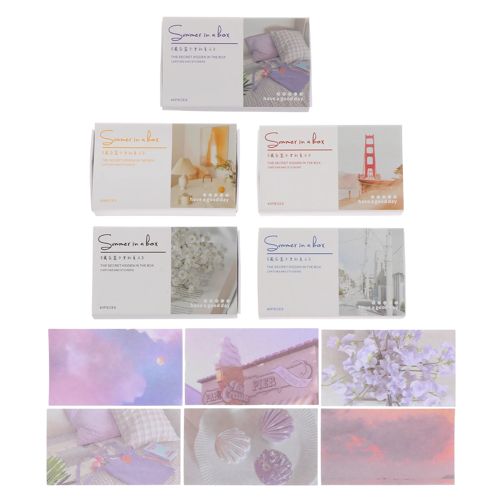 

5 коробок, декоративные бумажные наклейки, наклейки для руководства, самодельные ремесла, наклейки