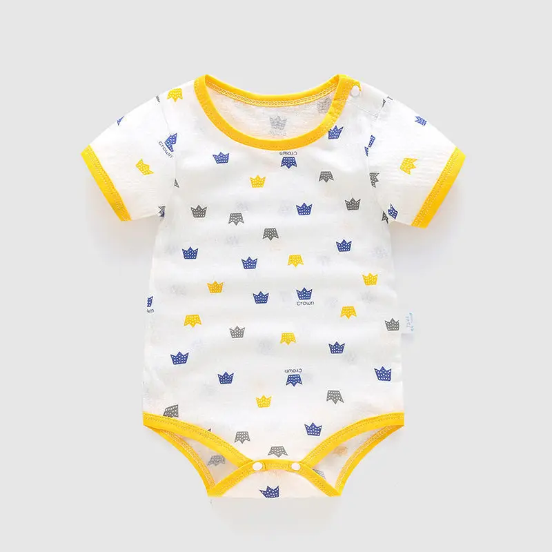 

Baby Rompers Girl Boy Clothes Summer Newborns Clothing Short sleeves Cotton Pajamas Children Babies New Born Bodysuits Infants