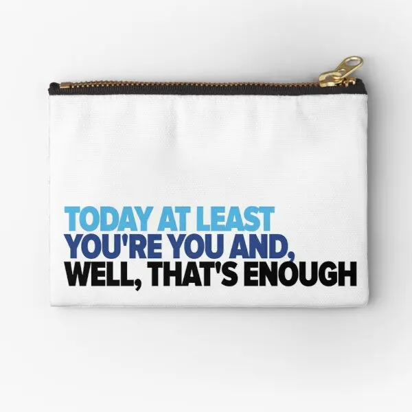 

That Is Enough Zipper Pouches Pure Underwear Packaging Socks Small Panties Women Men Key Storage Money Bag Cosmetic Pocket