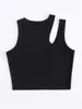 Sexy Rib-knit Tank Top for Women Summer Solid O-neck Sleeveless Crop Tops Street Vintage Korean Fashion Shirt Vest Y2K Clothes 6