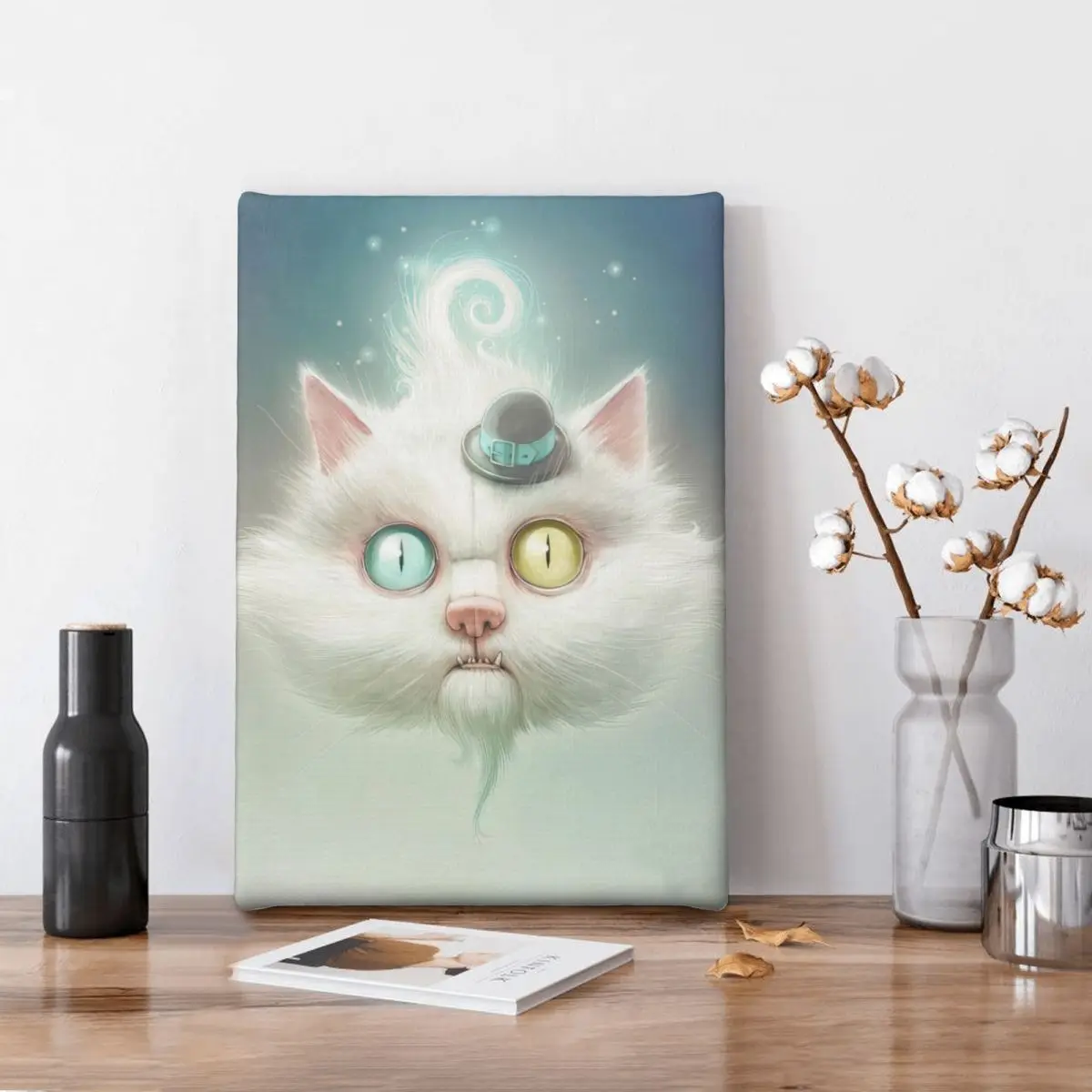 

Odd Kitty Posters and Prints on The Wall Canvas Painting Wall Art Picture for Living Room