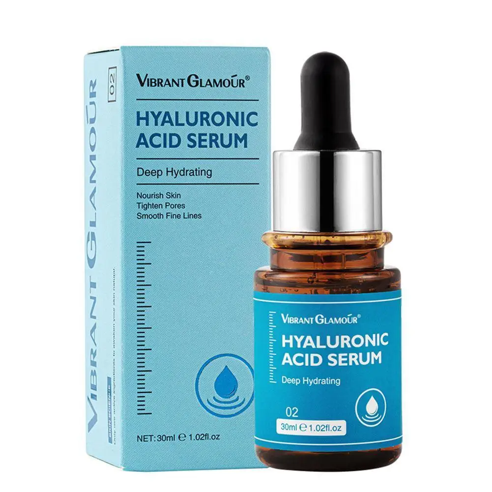 

30ml Hyaluronic Acid Serum Deep Hydrating Nourish Moisturizing Pores Shrink Skin Essence Skincare Anti-Aging Pores Tighten O6M2