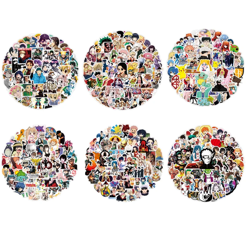 

A0007 50 шт. смешанные аниме джутсу кайсен, наклейки с изображением рассекающего демонов, наклейки s, наклейки «сделай сам» для велосипеда, скей...