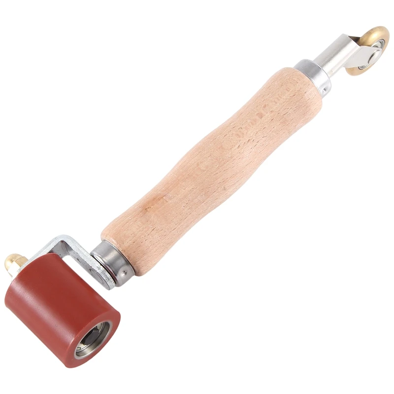 

Seam Roller, 40Mm Silicone Seam Roller With 6Mm Brass Detail Penny Roller, For PVC/EPDM Single Ply Roofing Tape Accessories A