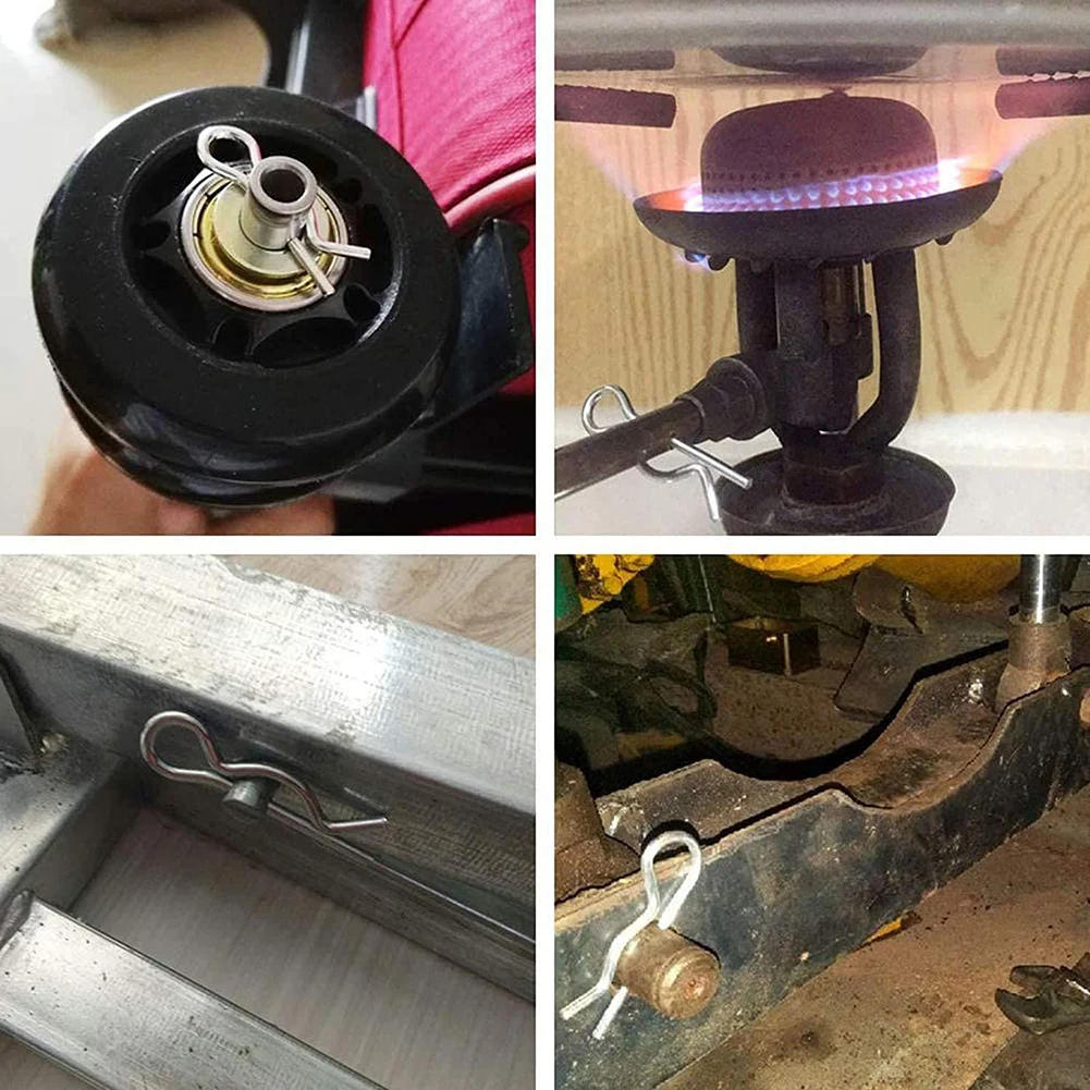 Набор штифтов R-типа 125 шт. прочных креплений из углеродистой стали для различных