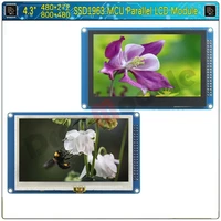 4 3 inch 16 bit parallel port module ssd1963 mcu parallel tft lcm display resistive capacitive touch panel stm32 avr 51
