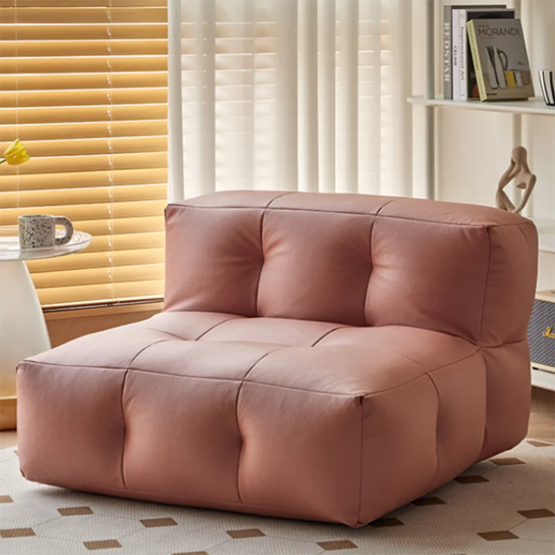 

Red Minimalist Lazy Sofa Nordic Luxury Comfortable Modern Single Sofa Living Room Couple Woonkamer Banken Bedroom Furniture