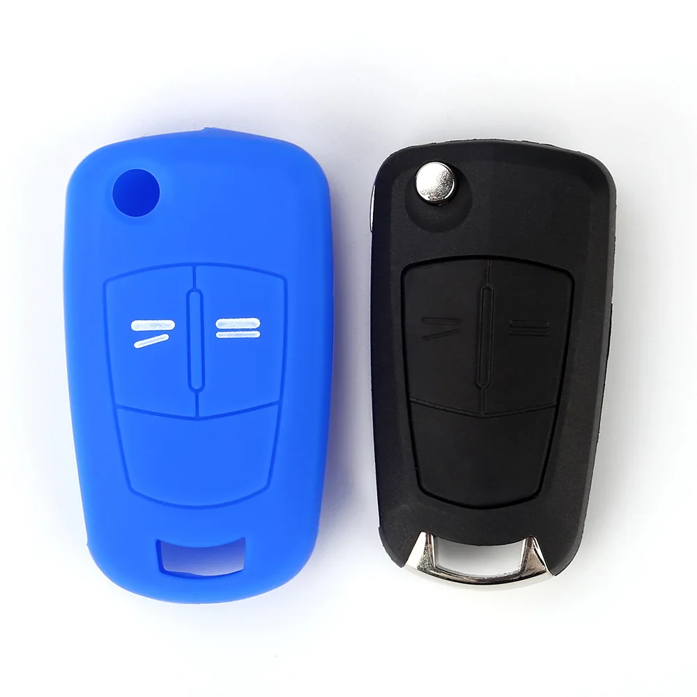 

Silicone Car Key Case Cover for Opel Corsa Women Men Car Accessories Key Shell Fob Key Cover