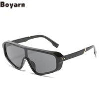 boyarn new one piece sunglasses steampunk fashion integrated glasses personalized rice nail glasses sunglasses