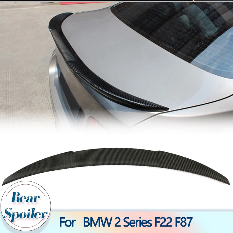 

Car Rear Trunk Wing Spoiler For BMW 2 Series F22 F87 M2 220i 228i M235i Coupe 2014-2017 Carbon Fiber Rear Trunk Wing Lip Spoiler