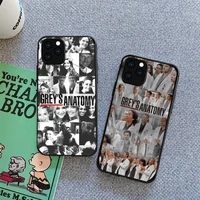 greys anatomy tv show phone case for iphone 12 11 13 7 8 6 s plus x xs xr pro max mini shell