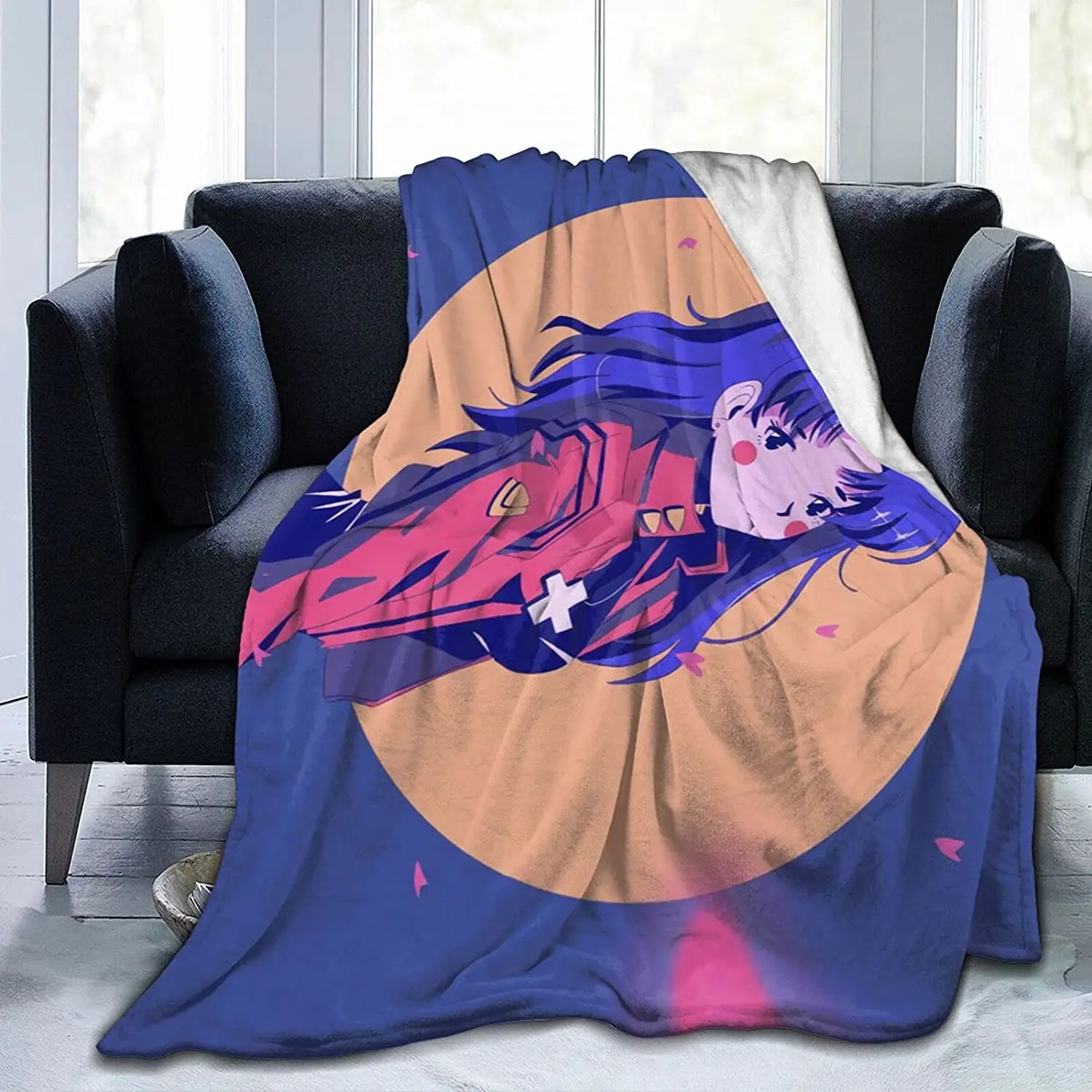 

Misato Katsuragi Fluffy Soft and Comfortable Blanket, Anime Warm Embrace of Sympathy