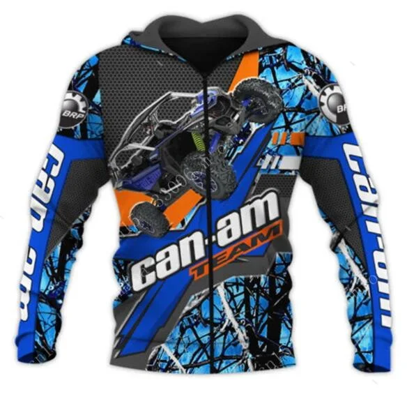 Мужские толстовки Brp Can-am весенне-осенняя уличная одежда с 3D логотипом модная