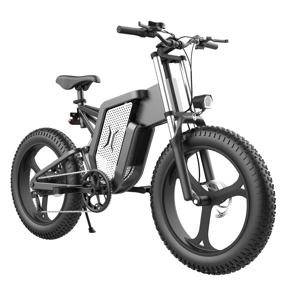 

X20 Electric Bicycle 20AH 1000W 48V Lithium Battery Adult Mountain Ebike 20 Inch Mountain Electric Men's Road Bikes Moped