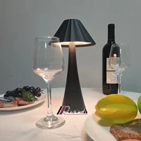 LED Table Lamp Modern Restaurant Dinner Light USB Rechargeable Creative Lighting Decor For Bar Hotel Dinning Room Simple Design