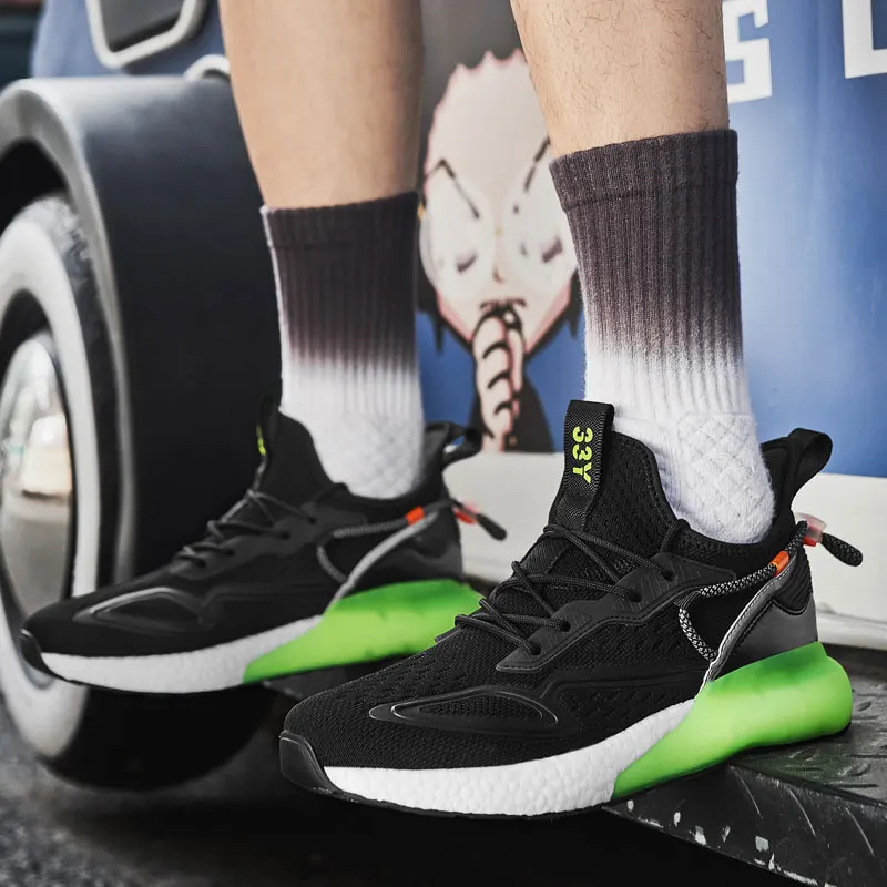 Classic Men Running Sports Shoes Original Breathable Walking Jogging Sneakers Man Comfortable Soft Bottom Female Gym Shoes