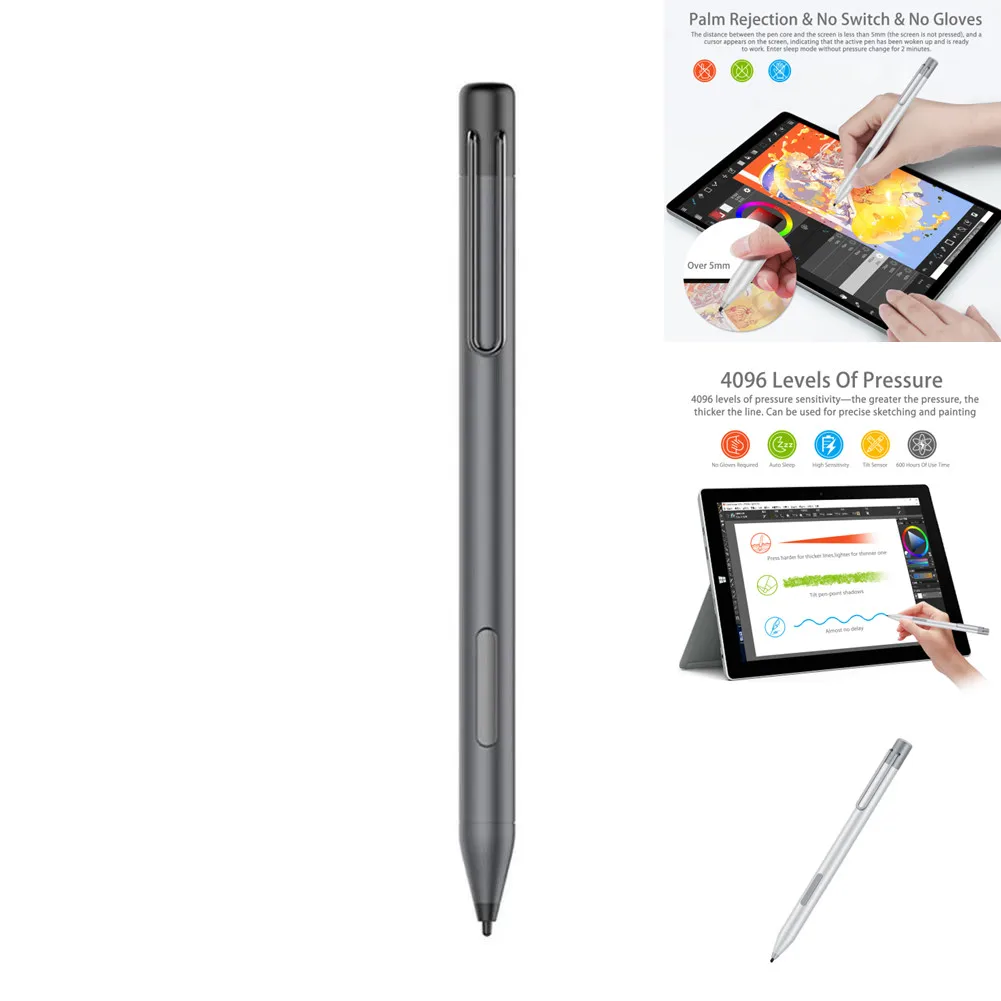 Active Stylus Pen for ASUS ZenBook Vivobook Acer HP Microsoft Surface 9 8 7 6 X GO Laptop Book 4 Tablet Touch Pen Drawing Pencil