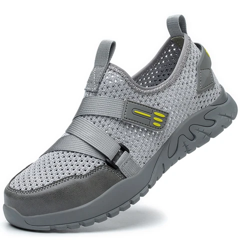Воздухопроницаемая летняя защитная обувь, защитные рабочие кроссовки с пластиковым носком, защитная обувь 6 кВ, Изолированная рабочая обувь электрика