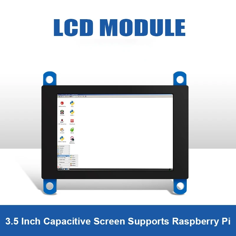 

3.5 Inch LCD Display HDMI-Compatible Independent Playback LCD Module With Touch Screen For Raspberry Pi