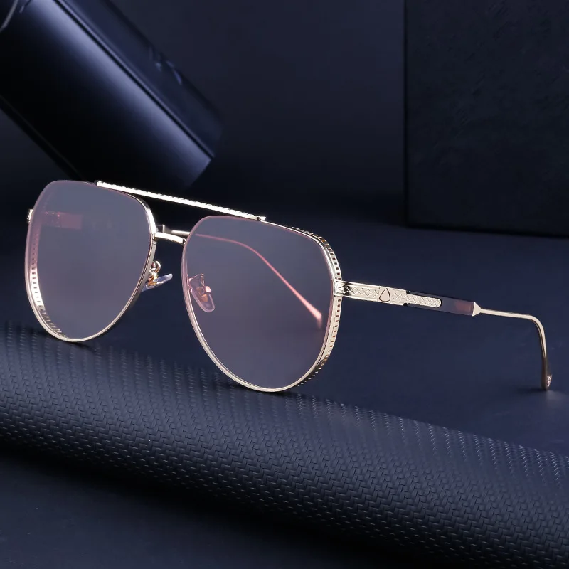 

Новинка 2023, солнцезащитные очки в металлической овальной оправе в европейском и американском стиле для мужчин и женщин, зеркальные очки для вождения, солнцезащитные очки для мужчин