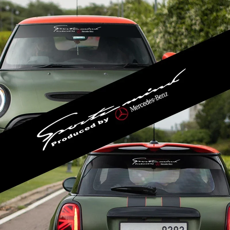 1 шт. автомобильные солнцезащитные наклейки на переднее лобовое стекло для Mercedes