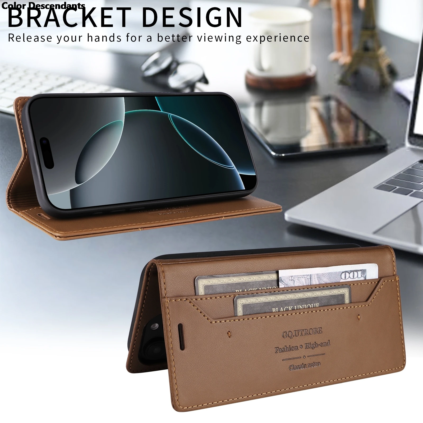 Чехол Realme 12 Pro Plus для OPPO + кожаный магнитный чехол Realme12 5G телефона с