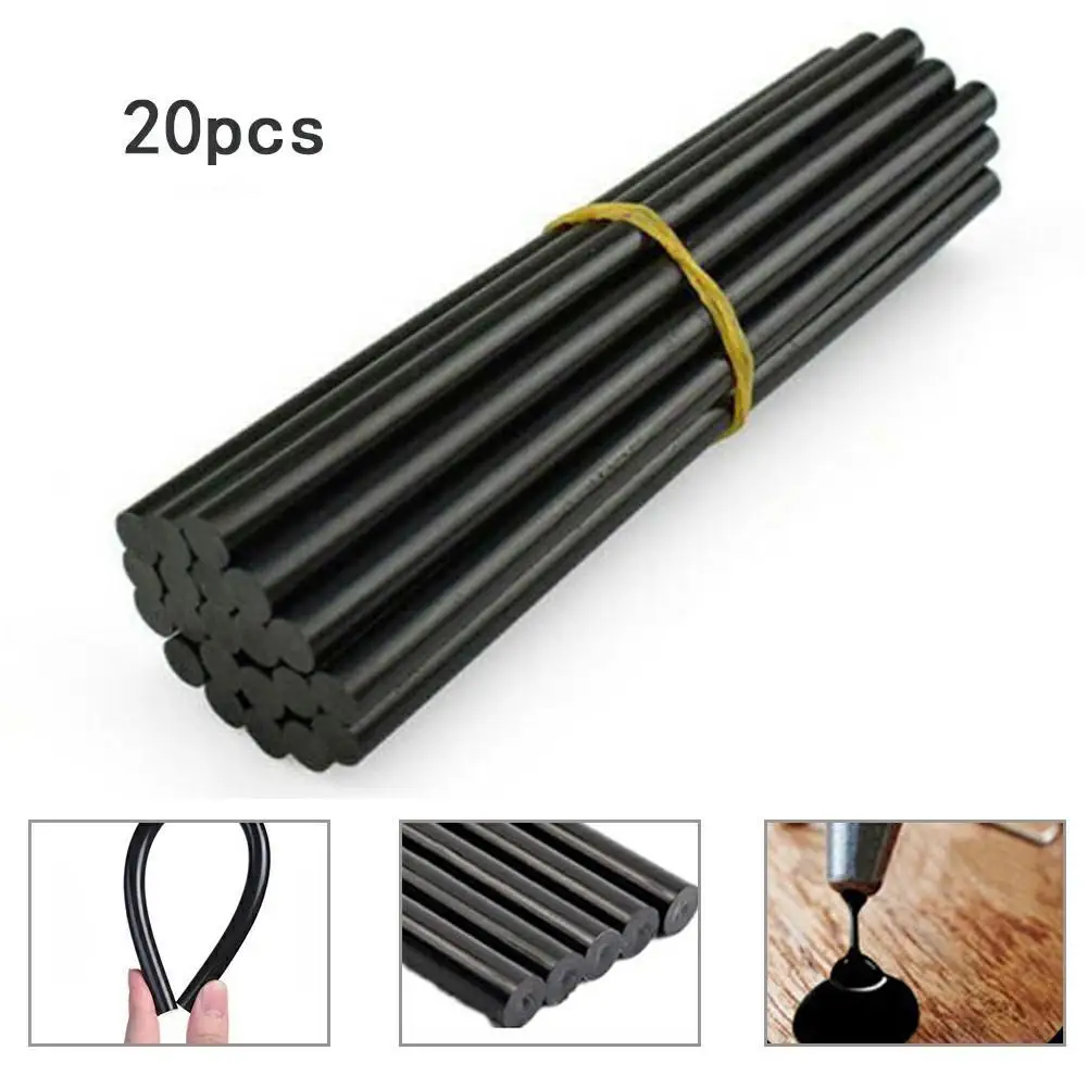 

20Pcs Glue Sticks Paintless Dent Repair Puller Car Body Hail Removal To Sag Repair Drawing Jade Base Adhesive 7*190mm