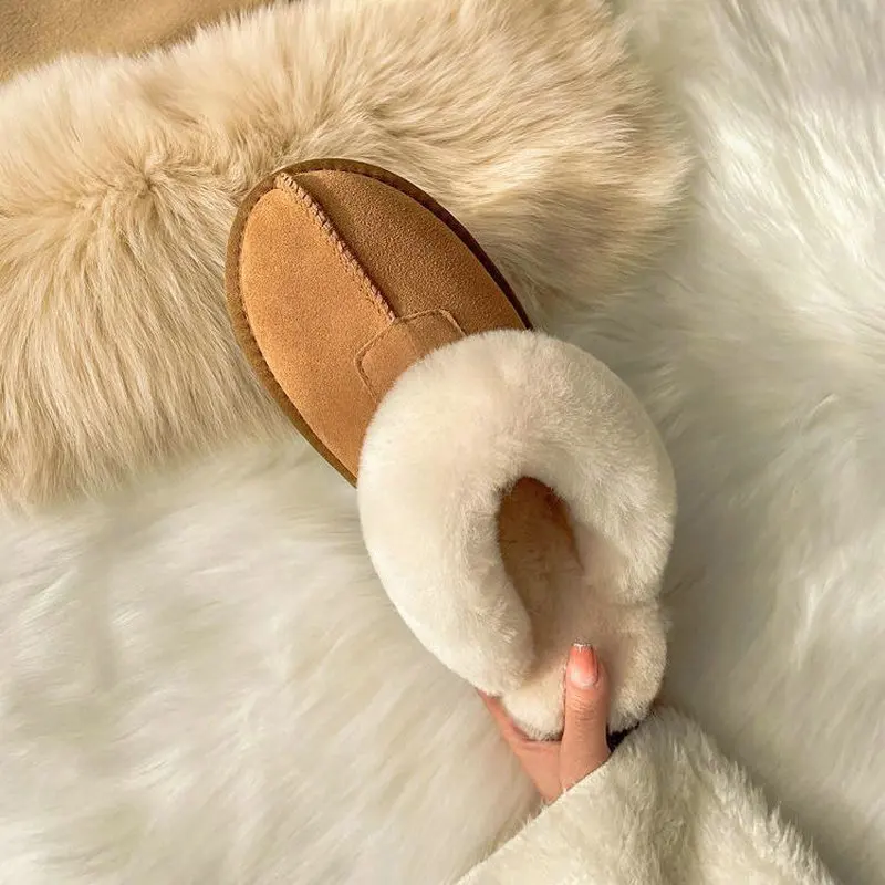 

Плюшевые теплые тапочки, милые домашние мягкие удобные зимние тапочки, женские пушистые зимние Тапочки