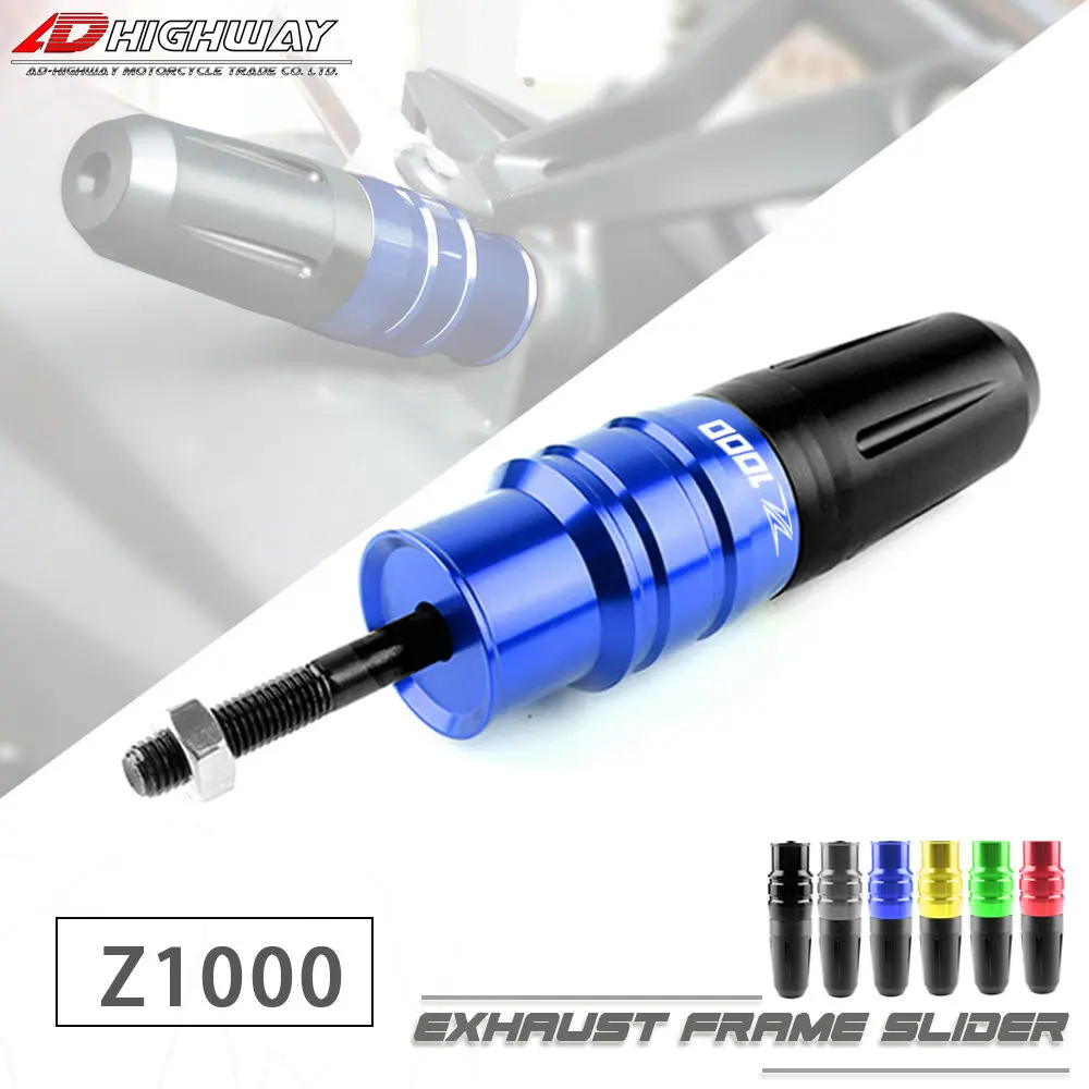 

CNC Motorcycle Accessoires Falling Protector Exhaust Slider Crash Pad Slider Motorbik for Kawasaki Z1000 Z1000SX 2005-2020
