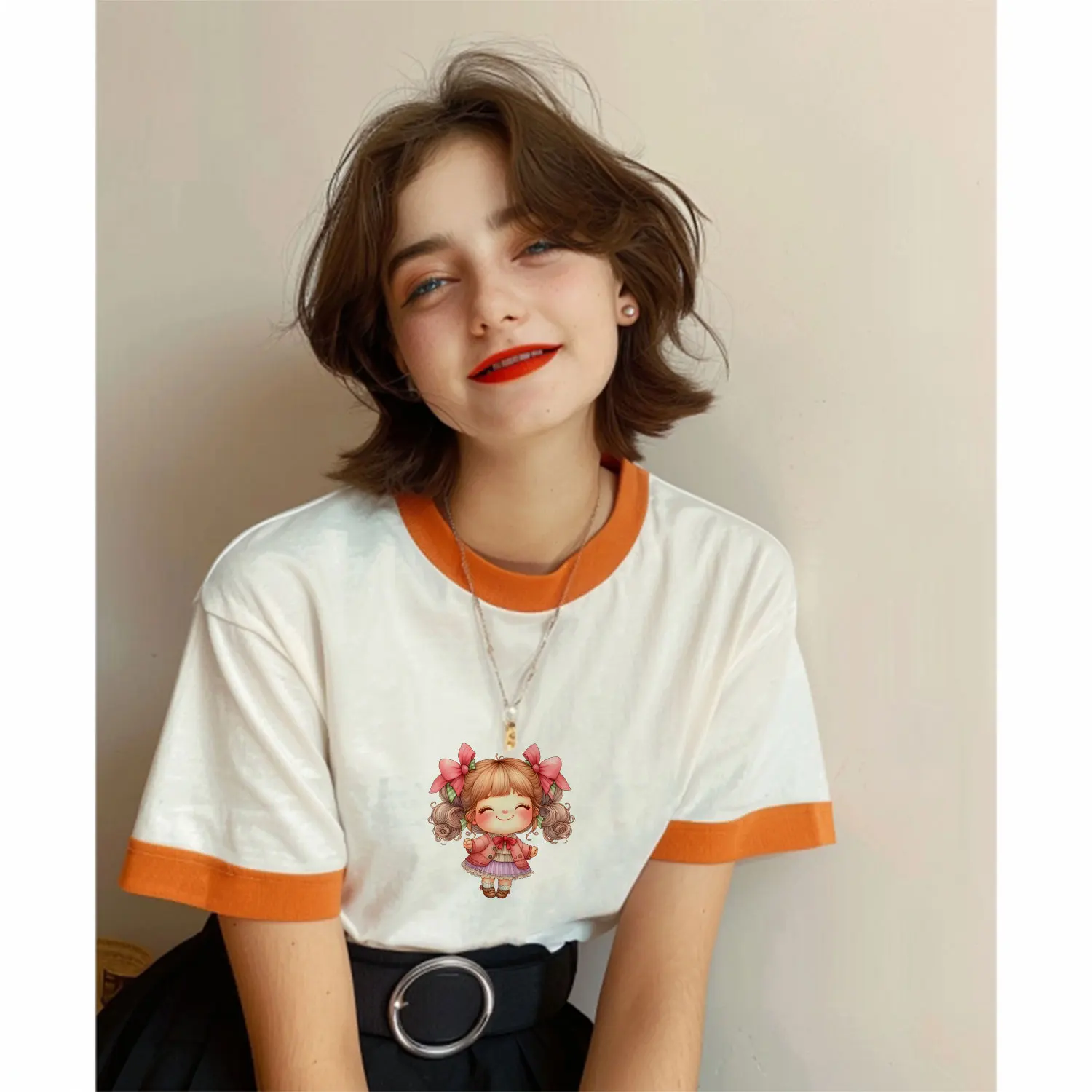 Кукла платье принцессы милая девушка розовая игривая наклейка железные наклейки